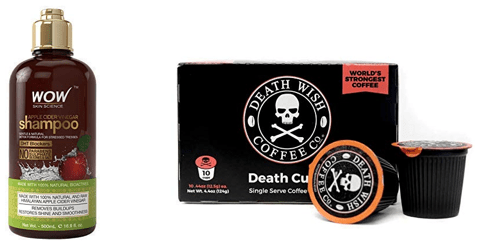Death Wish Coffee and Wow! Products