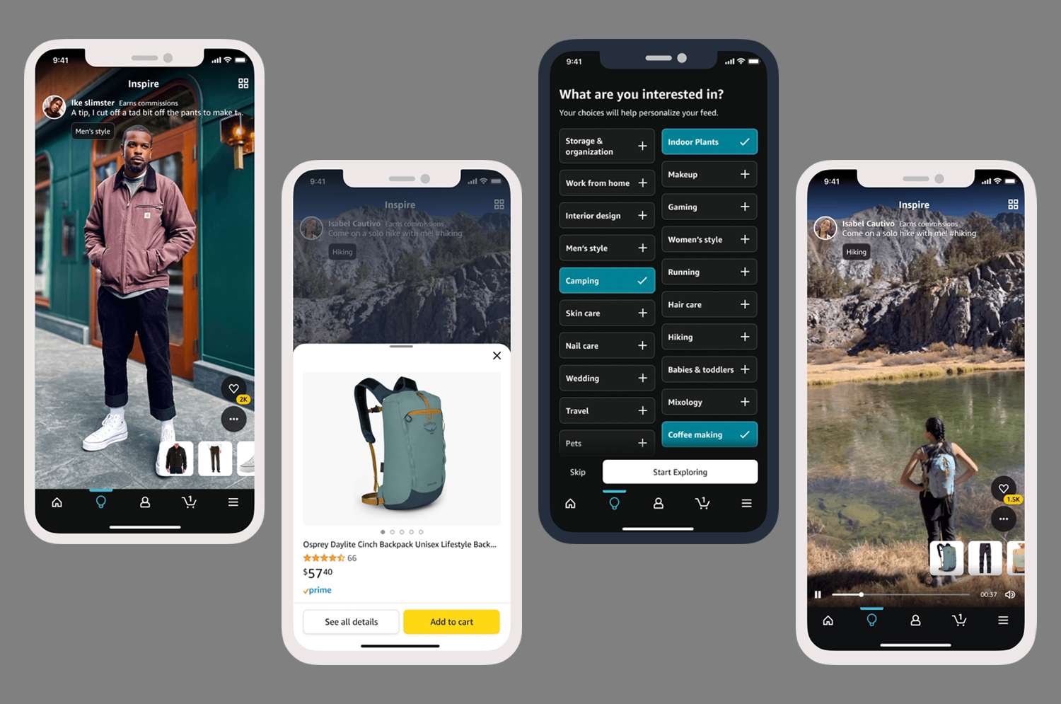 Amazon Launches Inspire, a TikTok-Like Feed Offering "Window Shopping" Experience