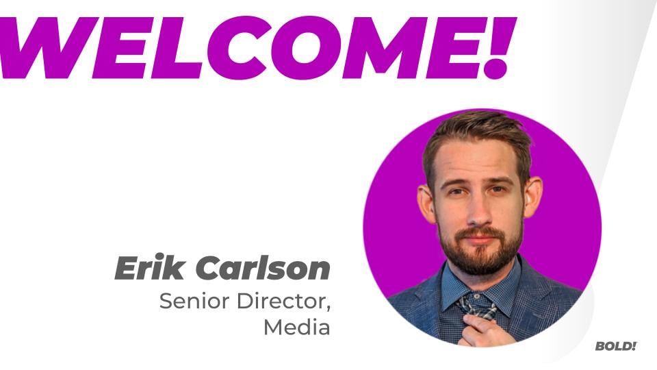Meet Erik Carlson, Sr. Director of Media